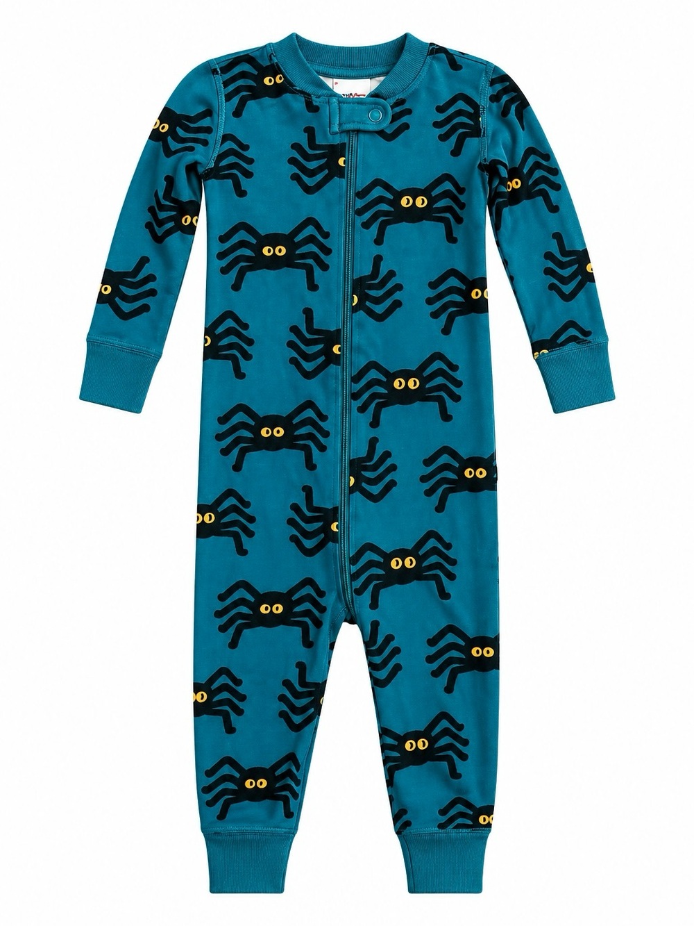 Hanna Andersson 18-24M Organic Cotton One-Piece Zippered Sleeper Spooky Spiders